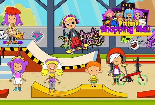 My Pretend Mall - Kids Shopping Center Town Games 2.3 screenshots 1