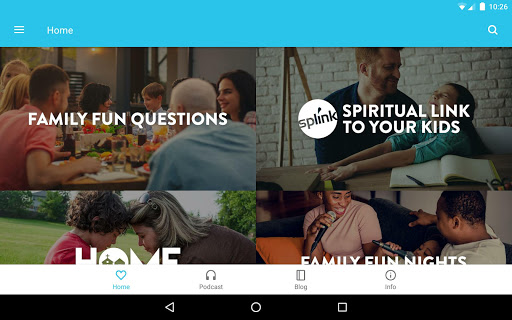 Screenshot of The D6 Family App