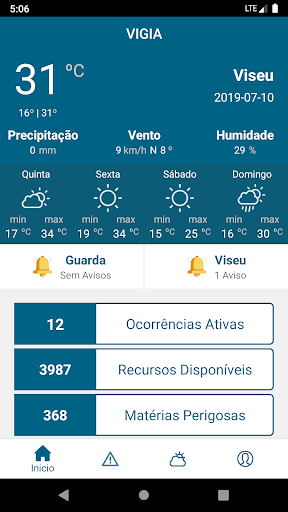 Android application VIGIA screenshort