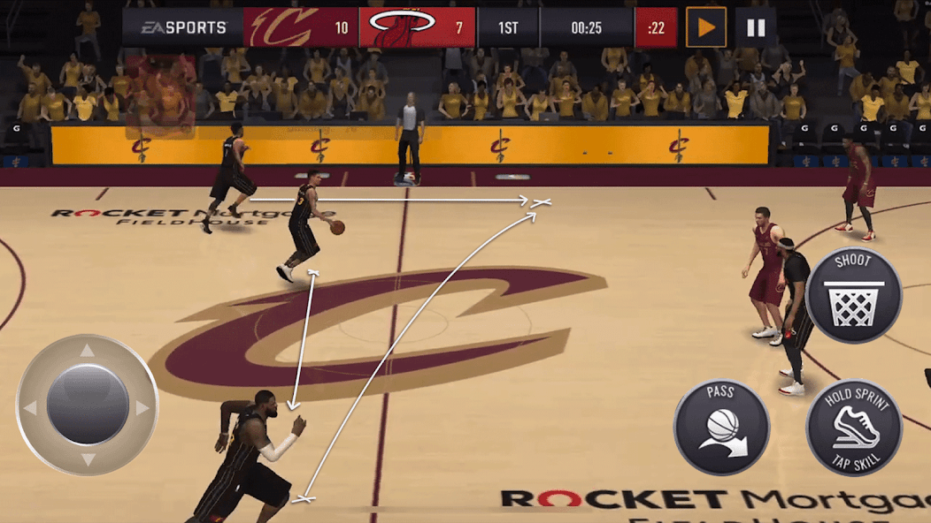 NBA LIVE Mobile Basketball 8.2.06 APK + Mod (Unlimited money) untuk android