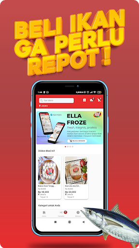 Android application Ellafroze#Fresh Frozen Seafood screenshort