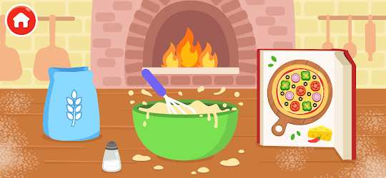 烹飪遊戲 - 適合 2-5 歲兒童的披薩遊戲