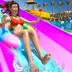 Water Slide Uphill Rush Races