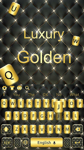 Luxury Gold Keyboard Theme