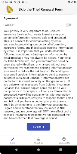 SkipTheTrip-Auto Renewals Screen 3