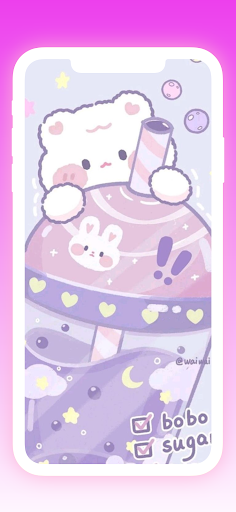 Android application Live kawaii Girly Wallpaper screenshort