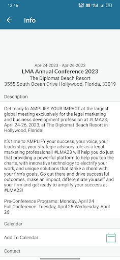 LMA Annual Conference 2023 Screen 2
