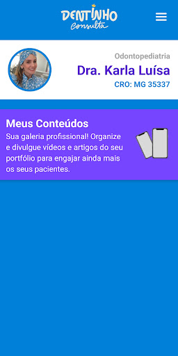 Android application Dentinho Consulta screenshort