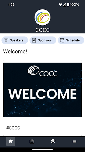 COCC Client Events App Screen 2