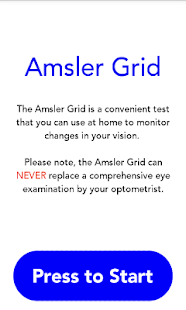 Amsler Grid Screenshot