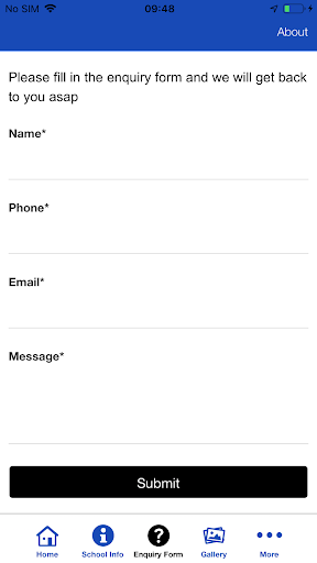 Crestwood High School App Screen 3
