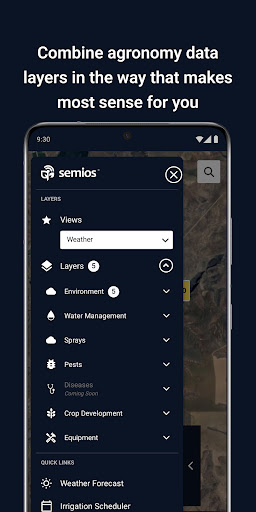Android application Semios Hub screenshort