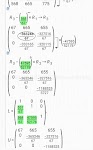 screenshot of Matrix Calculator | solution