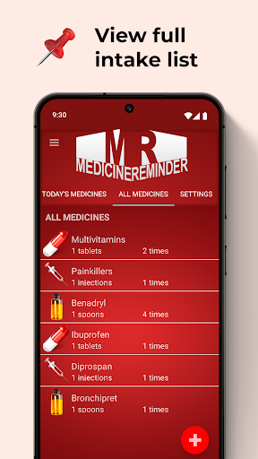 Screenshot of Daily Medicine Reminder