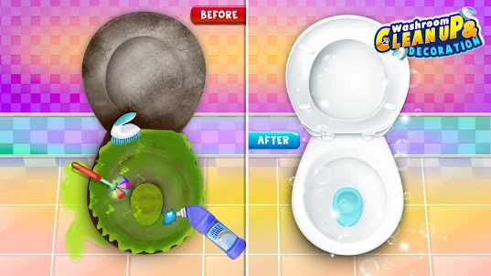Washroom - Home Cleaning game