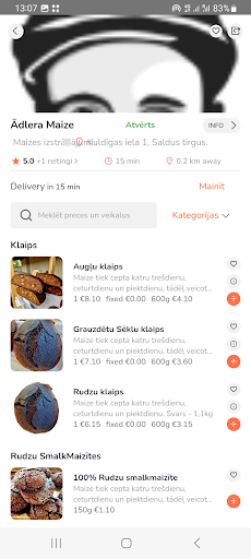 Aizšauj Pakaļ Customer Screen 2