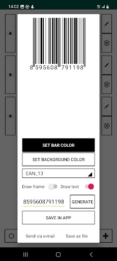 MF Barcode Creator Screen 2