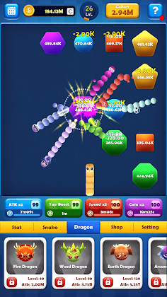 Idle Snakes Deluxe - io games - Screenshot 3