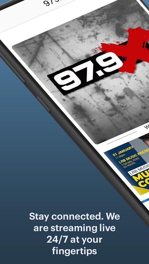 Android application 979X screenshot