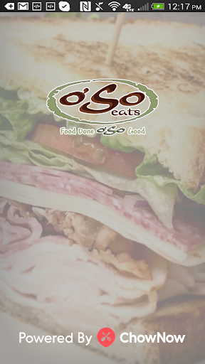 Android application O'So Eats screenshort