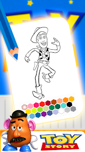 Download Toy Story coloring cartoon fan v2 MOD APK(Premium Unlocked)Free For Android 7