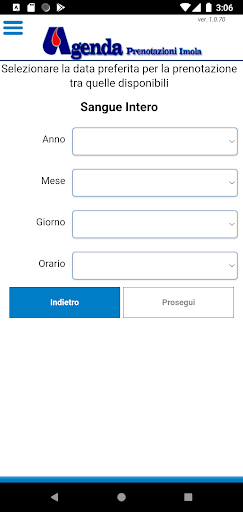 Agenda Prenotazione Imola Screen 3