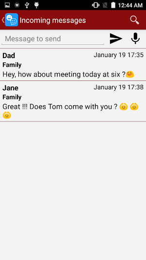 Talking Contacts for WhatsApp screenshot 1