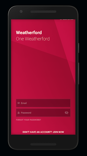 Android application OneWeatherford screenshort