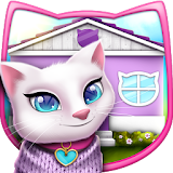 Pet Cat House Decoration Games icon