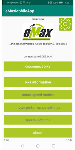 Android application eMaxMobileApp screenshort