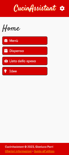 Android application CucinAssistant screenshort