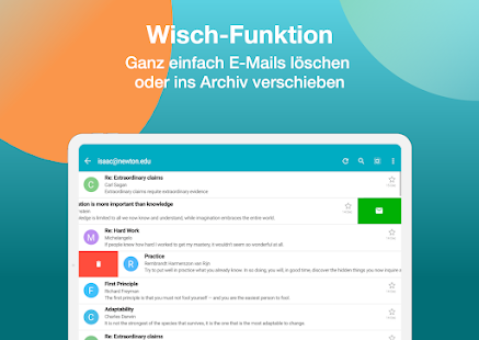 Aqua Mail – schnell & sicher Captura de pantalla