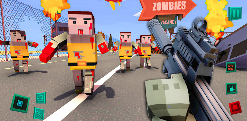 Zombie Pixel Warrior 3D- The L