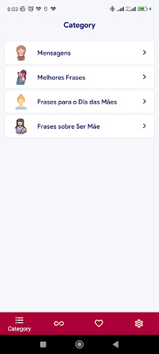 Android application Mensagem Do Dia Das Mães screenshort
