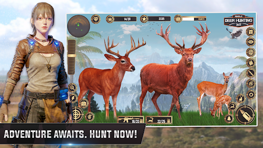 Jungle Deer Hunting Games 3D - Action - games