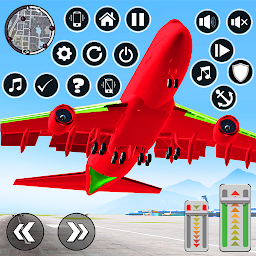 Icoonafbeelding voor Airplane Flight Sim Pilot Game