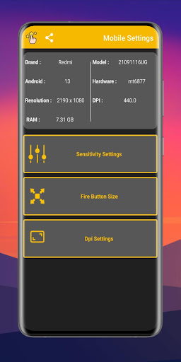 Weka Settings Screen 3