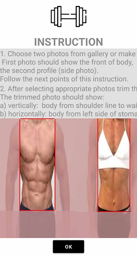 Body Fat Calc Screen 2