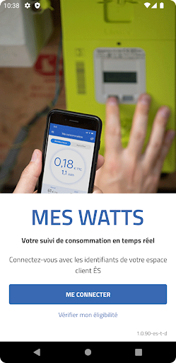 Android application MES WATTS screenshort