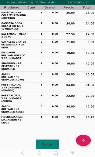 GCPyme Pedidos Screen 3