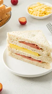 샌드위치 배경화면 - 맛있는 샌드위치 이미지 바탕화면