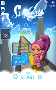 Sky Girls: Flying Runner Game