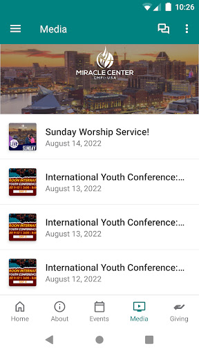 CMFI Miracle Center Screen 3