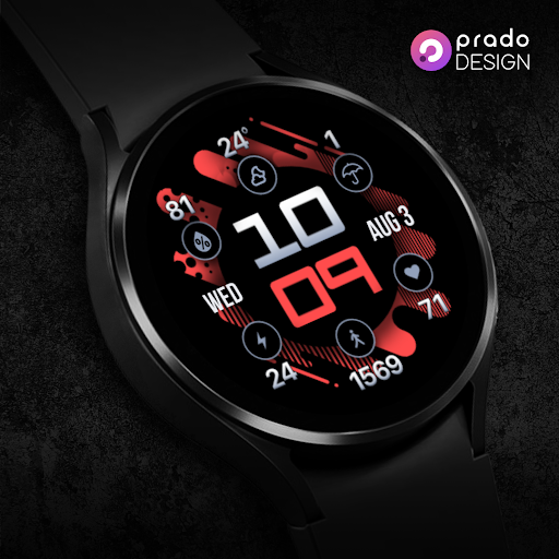 Android application PRADO X2 - Digital Watch Face screenshort