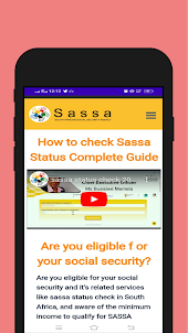 Sassa status Guide