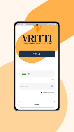 Android application Vritti screenshort