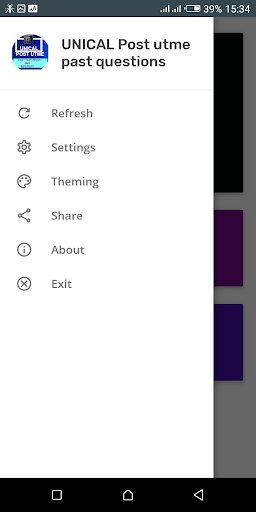 Aperçu de l'application