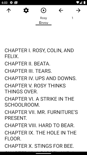 Android application Book, Rosy screenshort