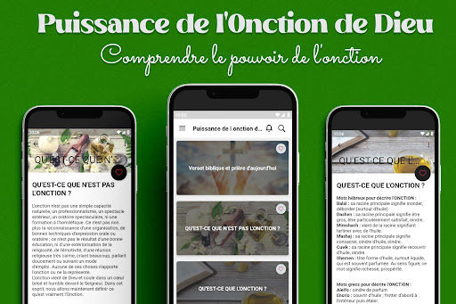 Android application Puissance de l'onction de dieu screenshort