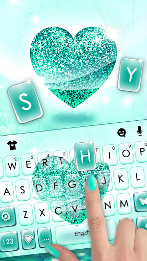 Glitter Heart Theme Screen 2